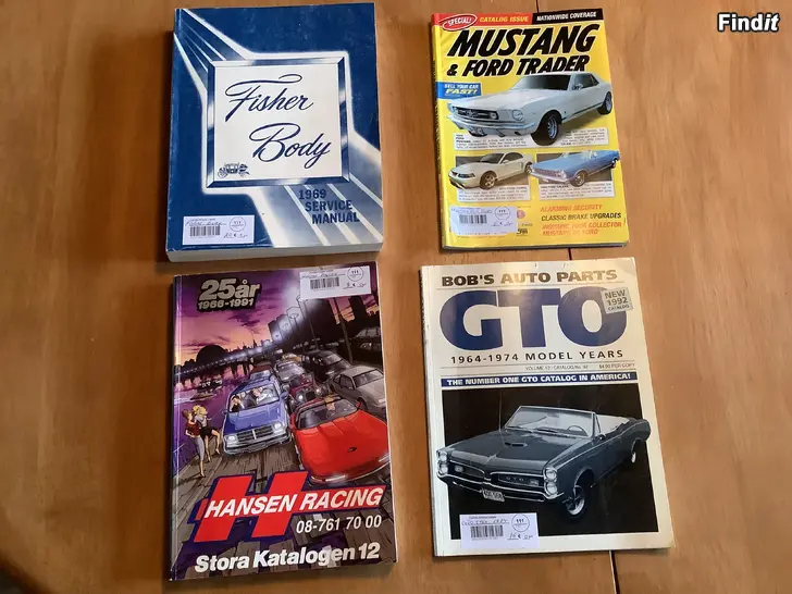 Myydään Jenkkiautojen kirjoja/autojen käsikirjoja