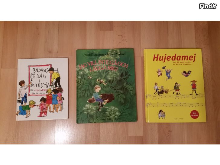 Myydään Astrid Lindgren böcker  3st