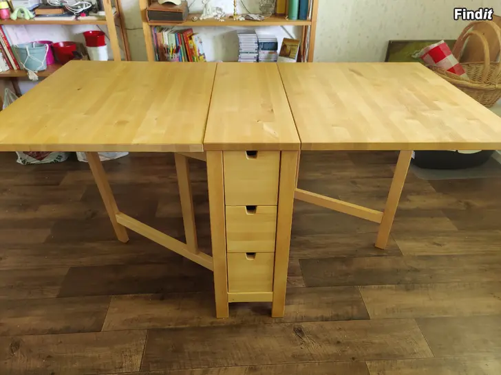 Myydään Ikea Norden slagbord klaffbord