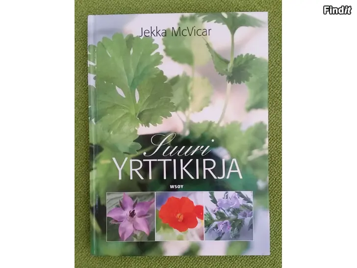 Säljes SUURI YRTTIKIRJA Jekka McVicar WSOY  -hinta 10e