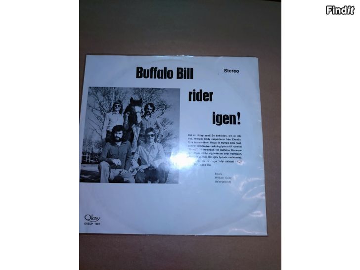 Säljes Buffalo Bill LP 1974. Inte billig