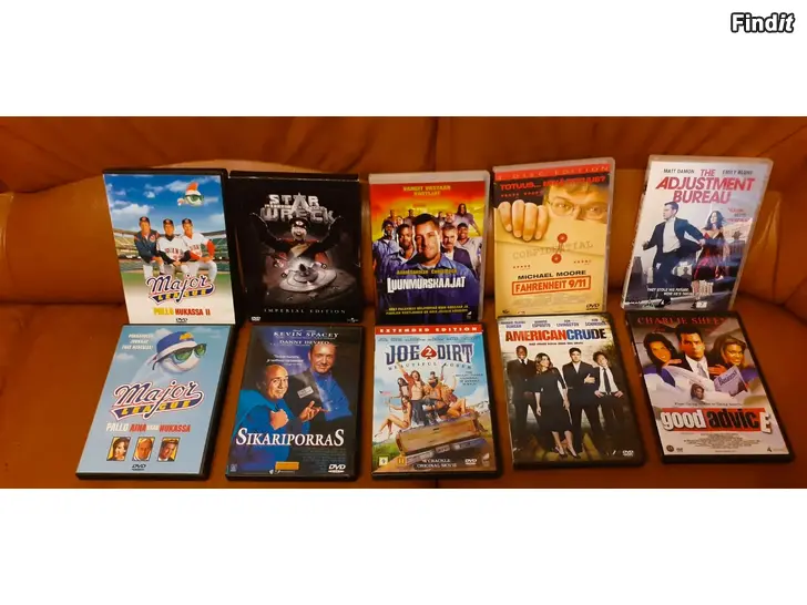 Myydään Elokuvia Okalinnut,Notting Hill,Moulin Rouge,Barber Shop,Sikariporras yms