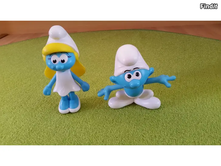 Myydään Burger King Smurf hahmot - Smurfiina ja Vahva Smurffi -hinta 6e