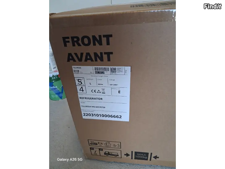 Myydään 2 st kylskåp