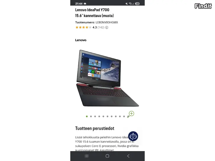 Säljes Säljes Laptop speldator i5, GTX960, 16GB DDR4