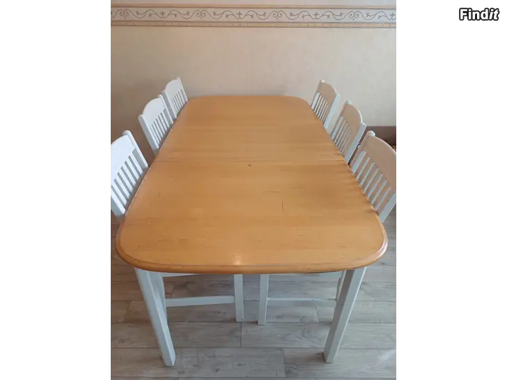 Annetaan Bord och 6 stolar, pöytäryhmä