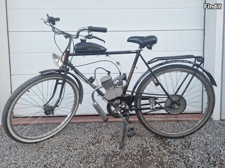 Säljes Cykel med hjälp mig hem motor