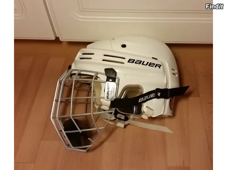 Säljes Bauer BHH4500XS Combo valkoinen jääkiekkokypärä 15e