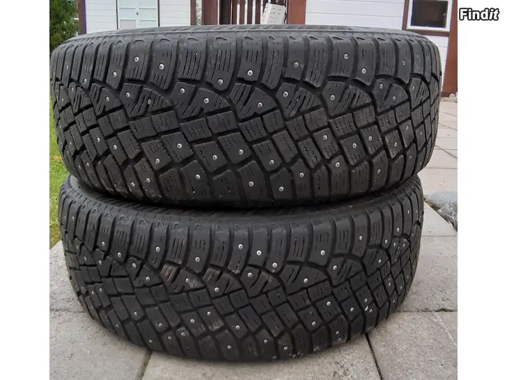 Myydään 2 kpl Talvirenkaat Continental IceContact2 195 60 16