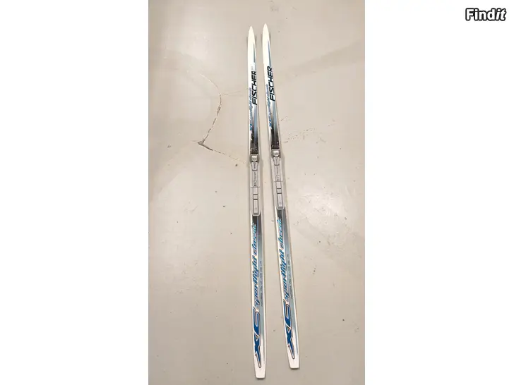 Säljes Fischer 177 cm skidor, SNS bindningar