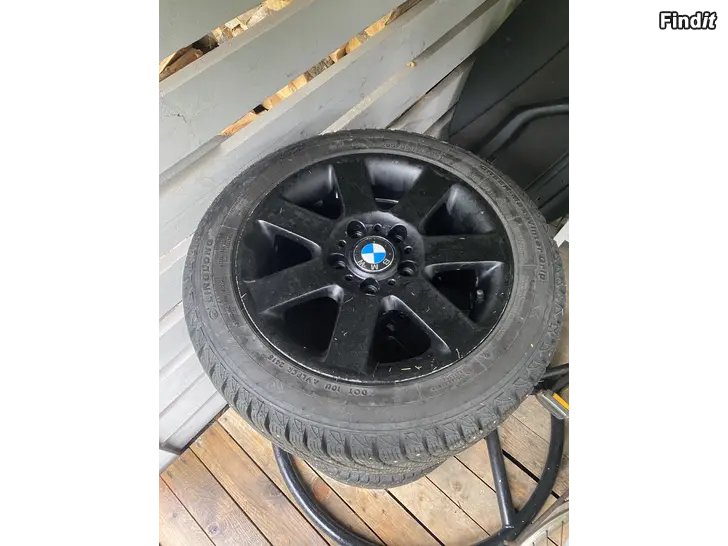Myydään Bmw aluvanteet+ nastarenkaat 16