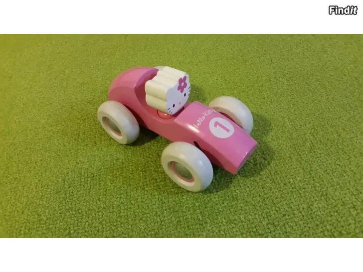 Myydään Brio Hello Kitty kilpa-auto vaaleanpunainen Sanrio -hinta 10e