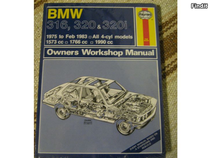 Myydään Korjausopas BMW 316, 320, 320i 1975-83 ja  320-325i 6 sylinteriset 1977- 87