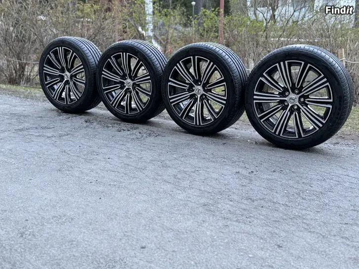Myydään Volvon vanteet uudet kesärenkaillä 235/45R18