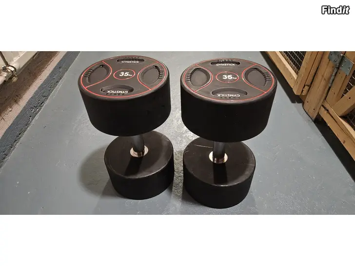 Myydään Gymstick Pro PU 2 tk 2x35 kg käsipainot
