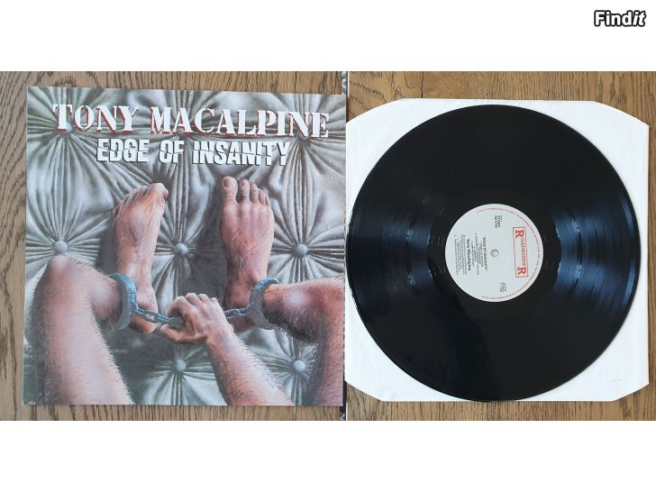 Säljes Tony MacAlpine, Edge of insanity. Vinyl LP