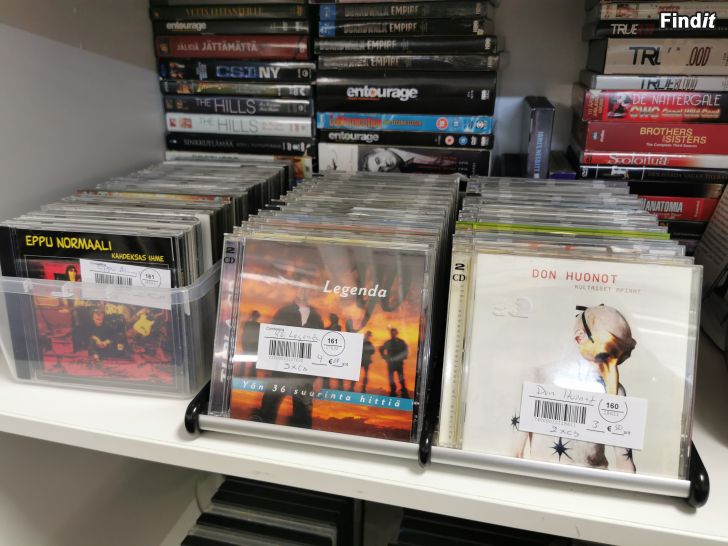 Säljes CD och DVD filmer och musik