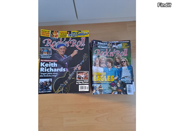 Säljes Musik tidningar Rockn Roll magazine