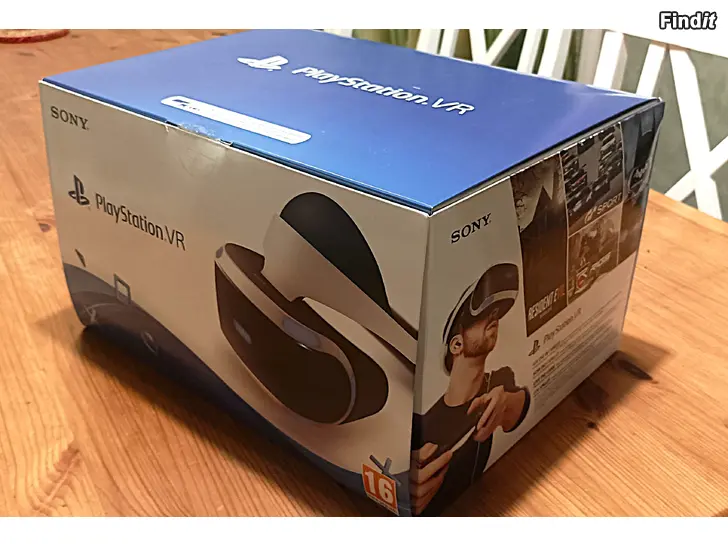 Myydään PlayStation VR med PS5-adapter  komplett och fungerande