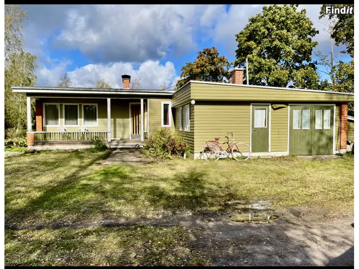 Vuokrataan Omakotitalo 100m2 Maalahdessa, oman lammen rannalla, yhdessä tasossa