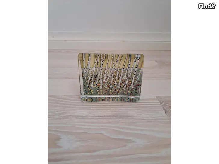 Säljes Iittala Heljä Liukko-Sundström Lasikortti