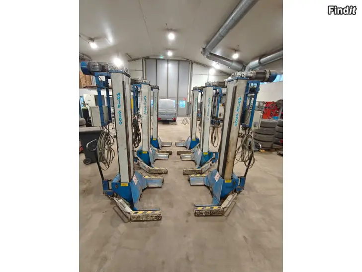 Myydään Arje pilarinostimet 6,5T