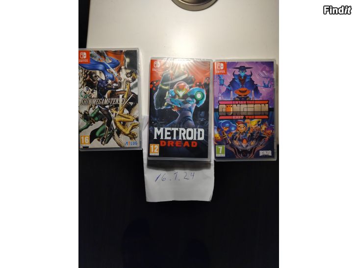 Myydään Nintendo switch pelejä