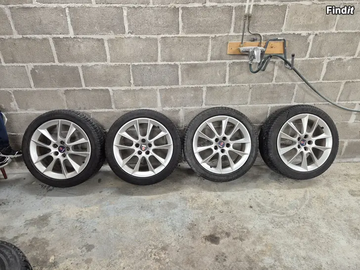 Säljes Saab alu 65 18 original fälgar