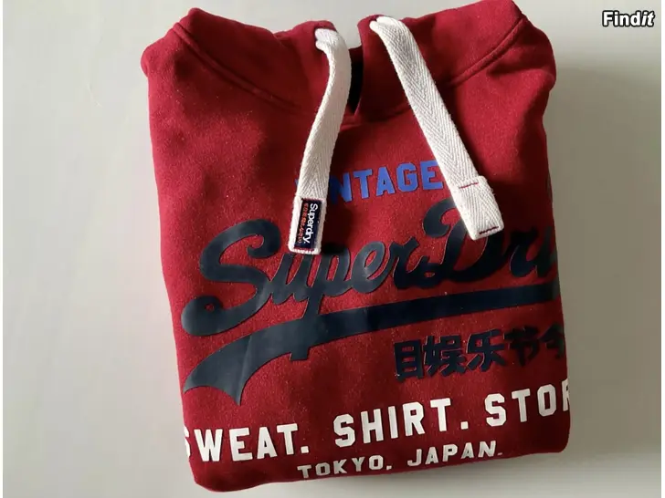 Säljes Huppari Superdry koko M, uutta vast