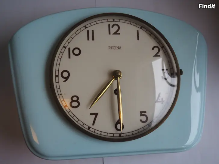 Säljes Retroklocka i porslin