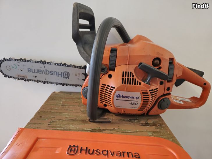 Myydään Husqvarna 450 moottorisaha