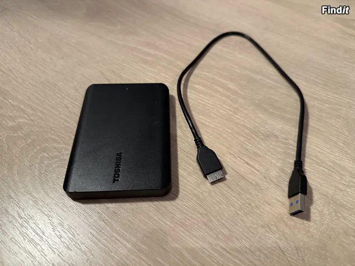 Säljes Toshiba Canvio Basics 2 Tb extern hårddisk 2,5