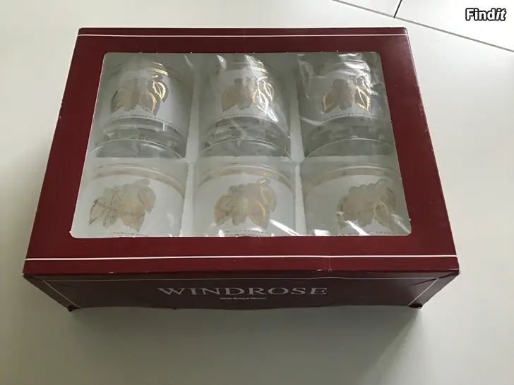 Säljes Vackra glas i Originalförpackning
