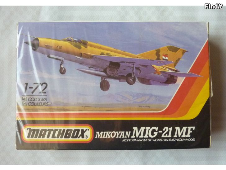 Myydään Matchbox Mig-21 MF pienoismalli VARATTU