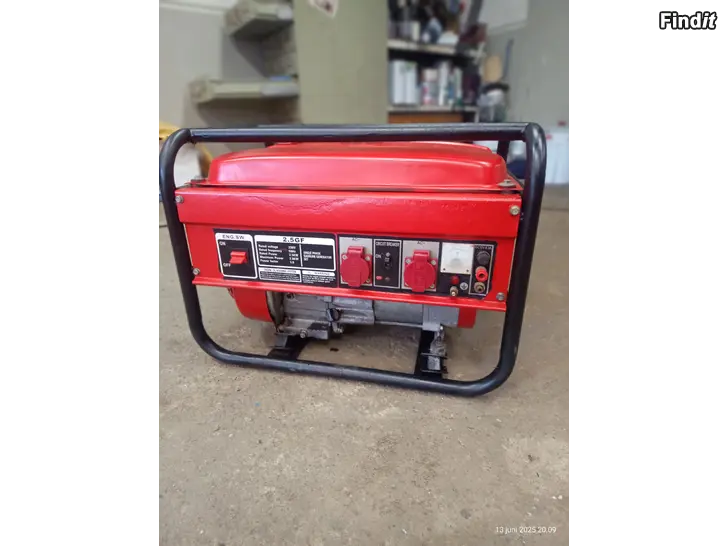 Säljes 2,5KW Generator