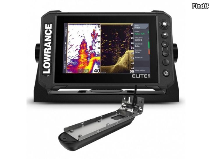 Säljes Lowrance Elite FS 7 med Active Imaging 3-in-1 givare