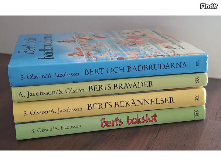 Säljes Bert böcker