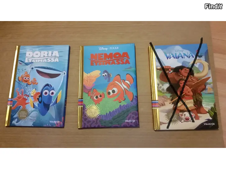 Myydään Disney Pixar VAU lastenkirjat 2 kpl