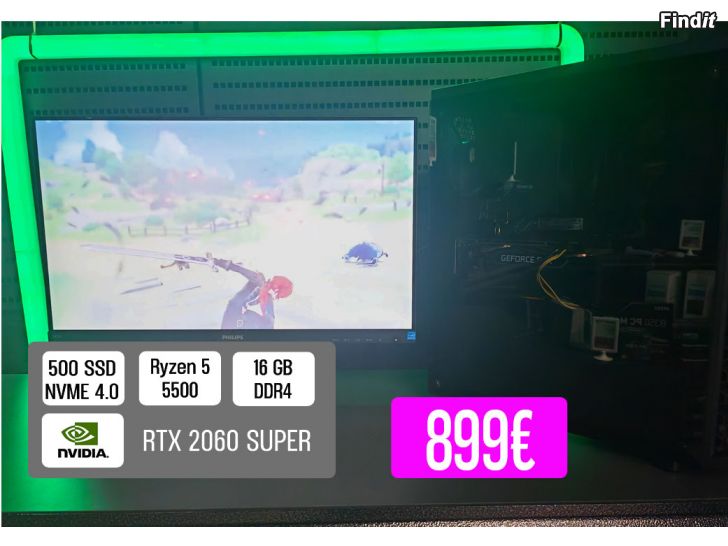 Säljes Speldator Ryzen 5 / RTX 2060 Super