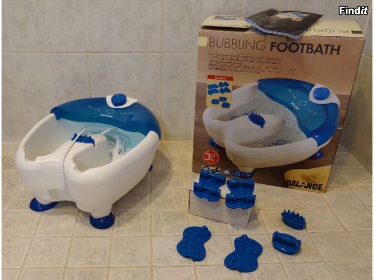 Säljes Balance Bubbling Footbath fotbad med bubblor