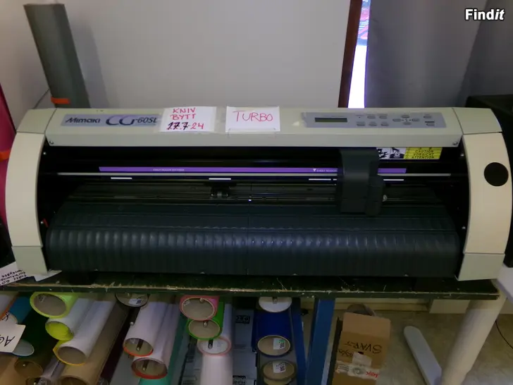 Säljes Mimaki CG-60SL skärplotter Konkursbo säljer
