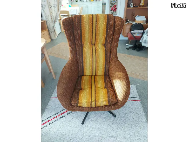 Säljes Vintage snurrfåtölj
