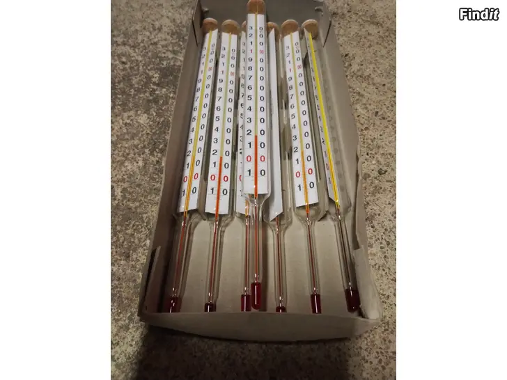 Säljes Termometer glas 300 mm 0 -  +130°C