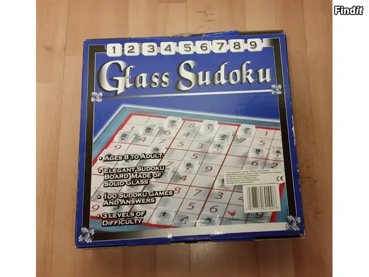 Myydään Glass Sudoku 10e