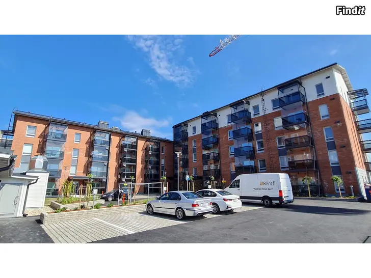 Vuokrataan 1r+ku+balkong  /  24,5 m²  /  Kvarngatan 14 F  /  Kylning + tvättmaskin