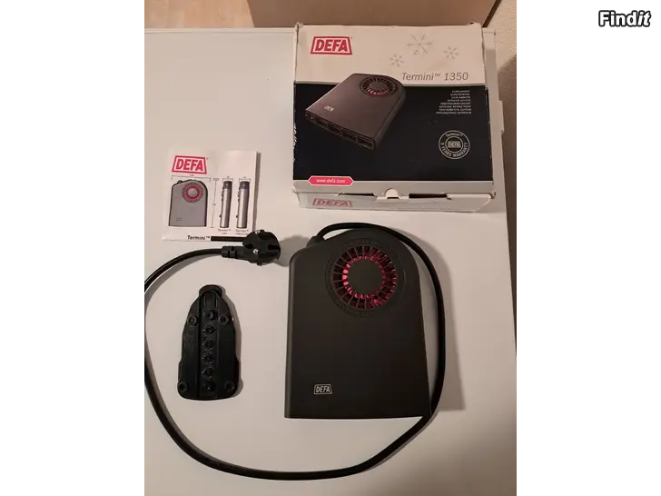 Myydään Defa Termini 1350W auton sisätilanlämmitin uusi