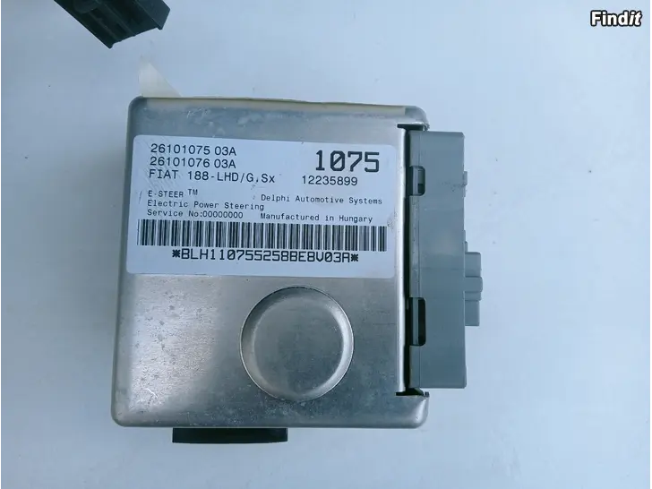 Myydään Fiat Punto 2005 ohjaustehostimen ohjausyksikkö 12235899