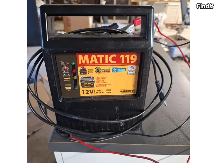 Säljes Matic 119 ackuladdare