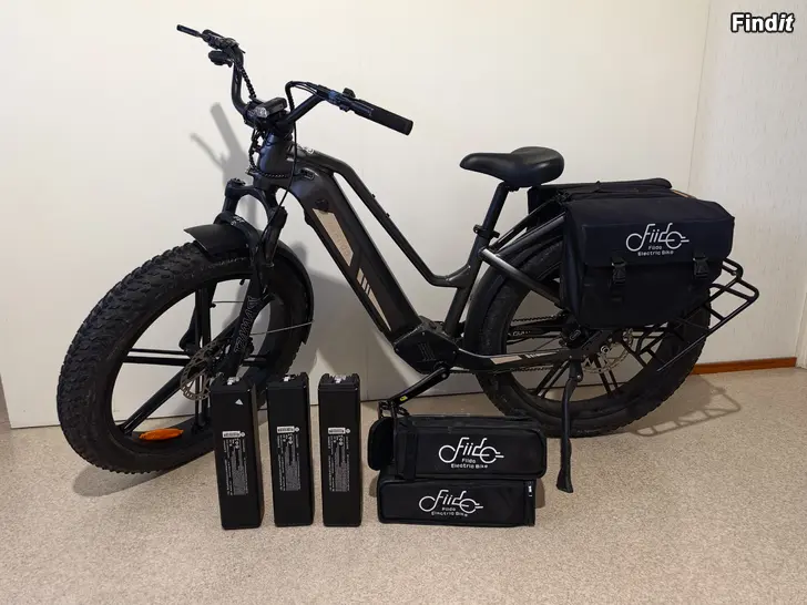 Myydään Fiido Titan Electric Bike  3 Batteries Included  Excellent Range