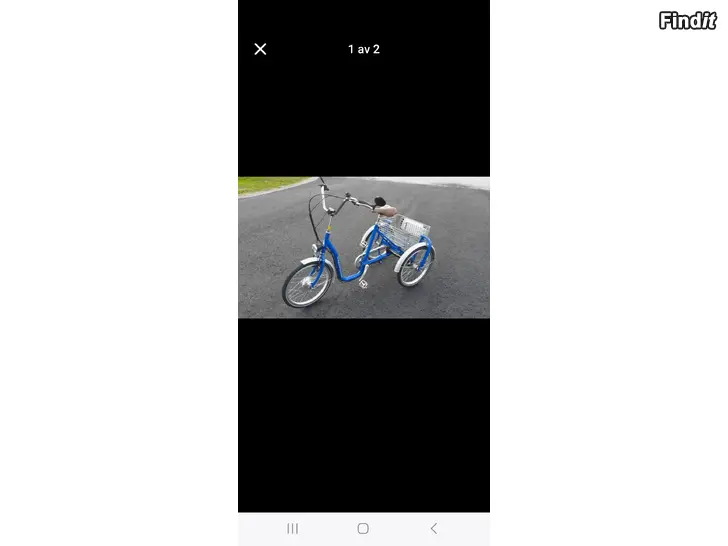 Säljes Monark elcykel för vuxen